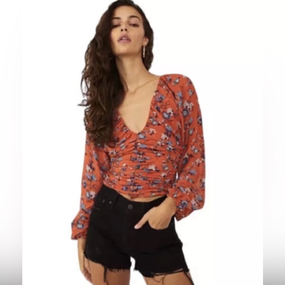 Free People Final Rose Blouse. size small